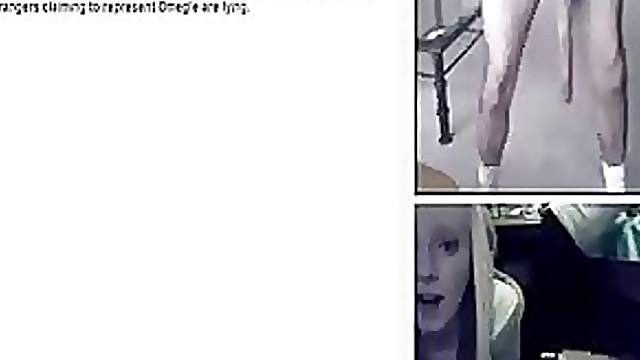 Dude Flashes and Wanks His Big Cock To Horny Teens Via Webcam