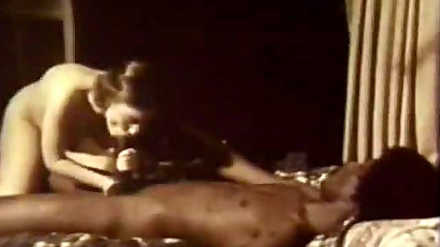 Redhead Babe With Big Boobs Sucks Big Black Cock and Gets Fucked - Retro Porn
