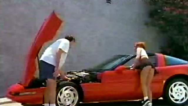 Redhead Regina Russell Loves Sports Cars
