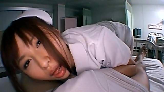 Asian nurse Kokomi Naruse drops her panties to be fucked good