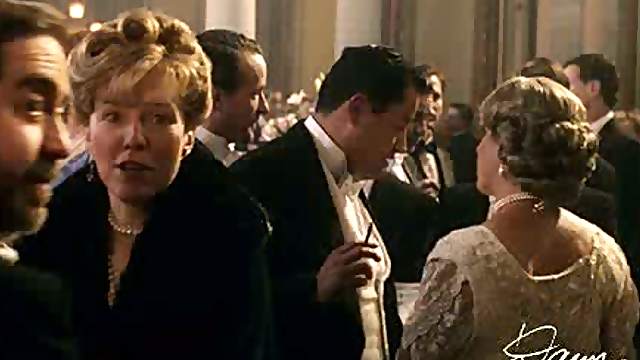 Stunning Alexa Davalos Wearing a Sexy Dress in a Movie Scene