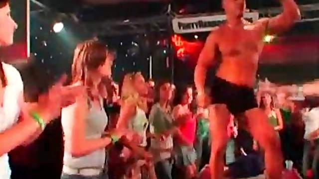 Redhead sluts gets banged hard at CFNM orgy