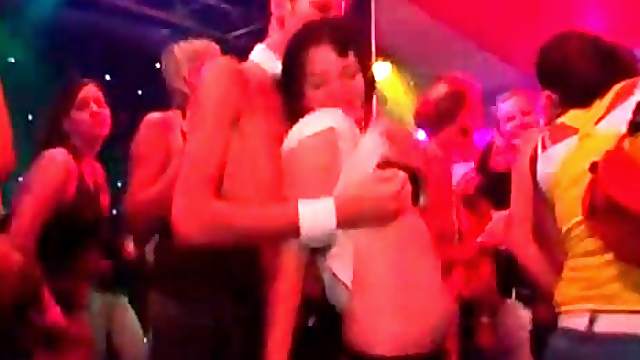 CFNM sex party with horny babes and strippers