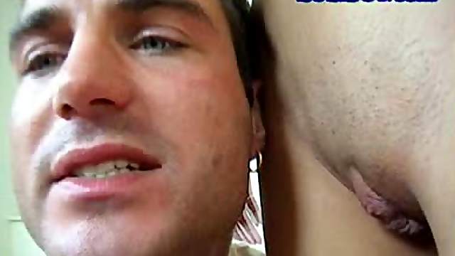Blonde hottie Cora Carina enjoys sucking her man's cock