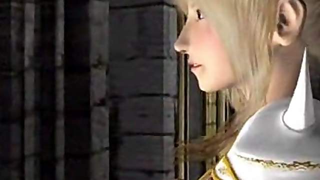 Animated Blonde Princess With Huge Tits Gets Banged By a Big 3D Cock