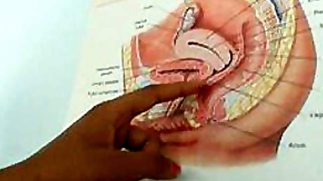 Chubby Ebony Nurse Masturbates With a Speculum and a Dildo