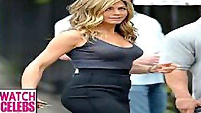 World's Hottest Celeb Jennifer Aniston In See-Through Shirts Slideshow