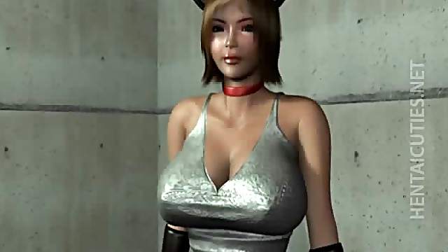 3D hentai slave gets pussy jizzed by a monster