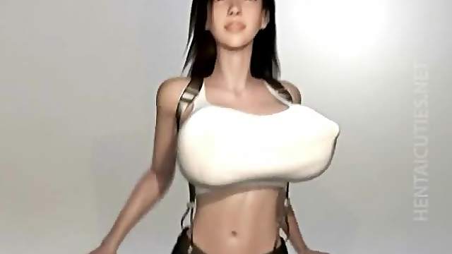 Busty 3D hentai babe gets fucked hard
