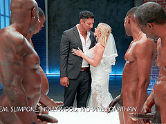 Danielle Renae's big black cock gangbang with massive endowment