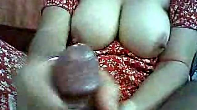 Horny Indian babe is a queen of  Handjob