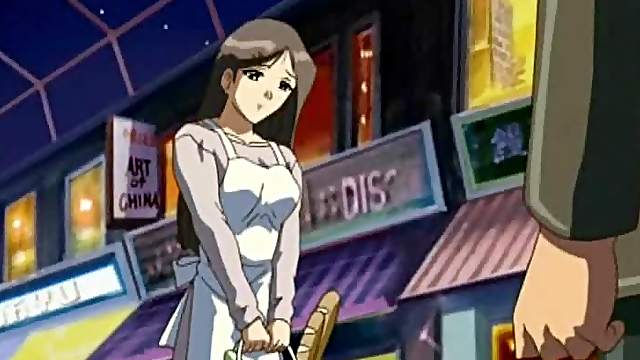 Three anime babes tasting a dick