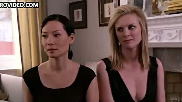Bonnie Somerville & Three Hot Girls in Sexy Black Dresses