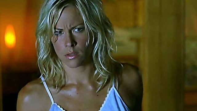 Incredibly Hot Blonde Babe Brittany Daniel Walking Around In Panties