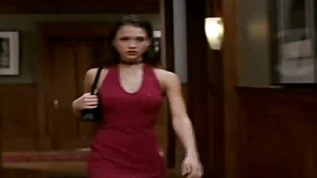 Spectacular Jessica Alba Wearing a Cock-Bursting Tight Red Dress