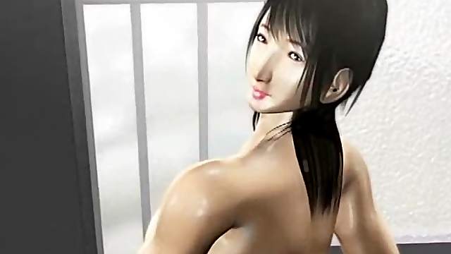 Smoking hot anime girl takes cock in her dripping cunt