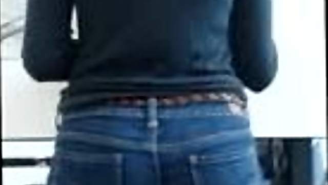 The hidden camera is taping that nice ass of a sexy babe