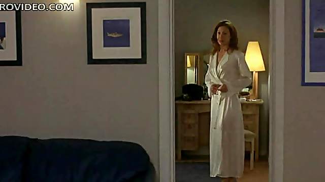 Heart-Stopping Blonde Babe Alex Kingston Shows Her Bush and Boobs