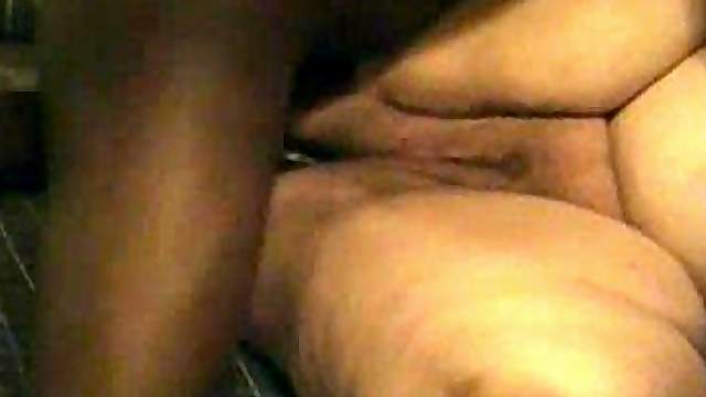 Extremely fat bitch gets her ass fucked by some black stud