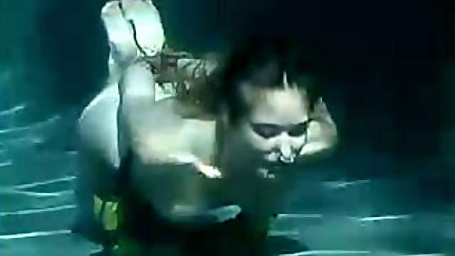 Two tied up chicks get toyed hard by their mistress outdoors