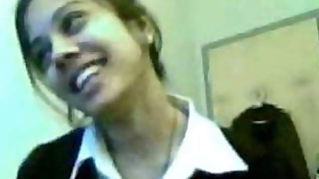Insanely Hot Webcam Teen Sasha Stripping From Her School Uniform