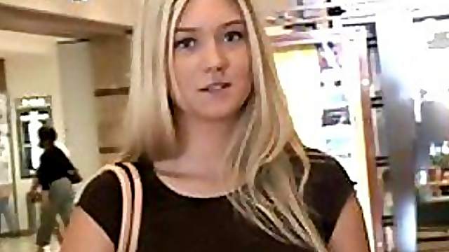 Stunning Blond Babe Changing Clothes
