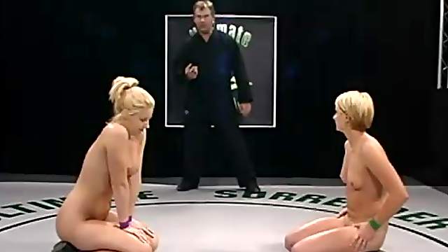 Desirable blond angels are so severe on each other