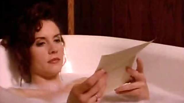 Beautiful Michelle Clunie Reads an Erotic Tale Naked In The Bathtub
