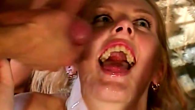Bonnie Heart gets double penetrated and facialed in terrific MMF scene