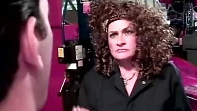Mature Kathy Jones gets banged in a car service