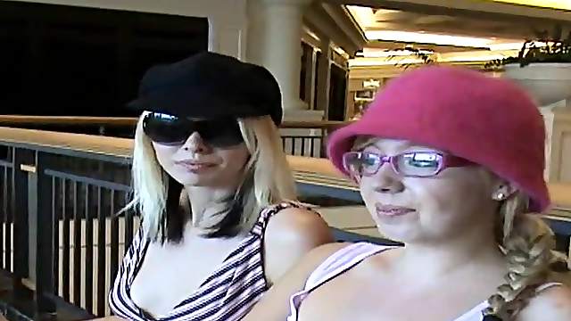 Splendid Lola And Her Blonde Friend Do A FFM In A POV Video
