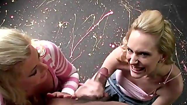 Attractive babes in a reality shoot getting throbbed hardcore