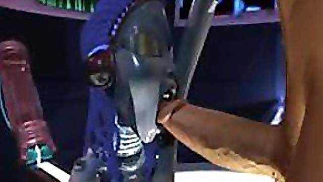 Animated Space Slut Sucks a Big Cock - Bonerific 3D Porn Clip
