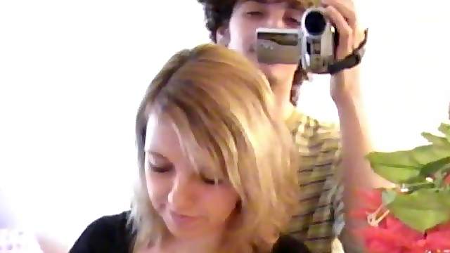 Pretty Kate And Alex Go Really Hardcore In A Homemade Video