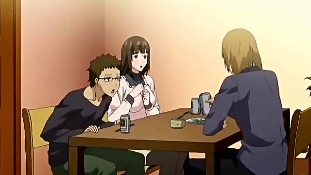 Big boobed hentai babe gets pussy licked orgasmicly