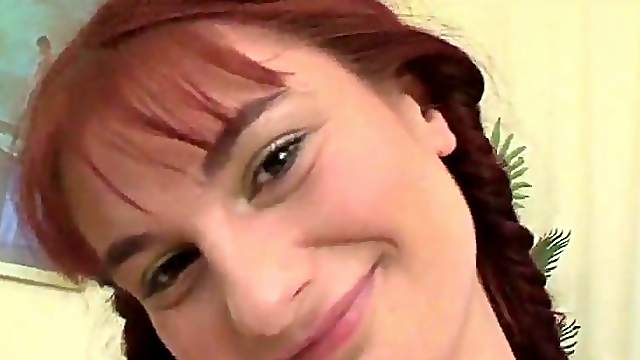 Redhead Amateur Deepthroating A Cock As She Gets Fucked In MMF Threesome