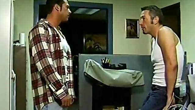 Gay hunks in a vintage scene with good head and ass fucking