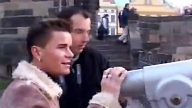 Cute European guys film each other sucking dick and fucking