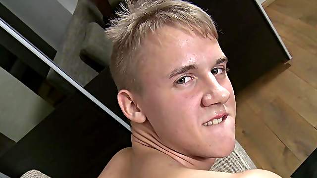 Horny Gay Stud Jumps Up And Down On A Big Hard Cock