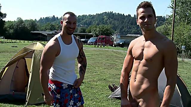 Tasty Boris And Tony Angelo Have Anal Sex In A Camping