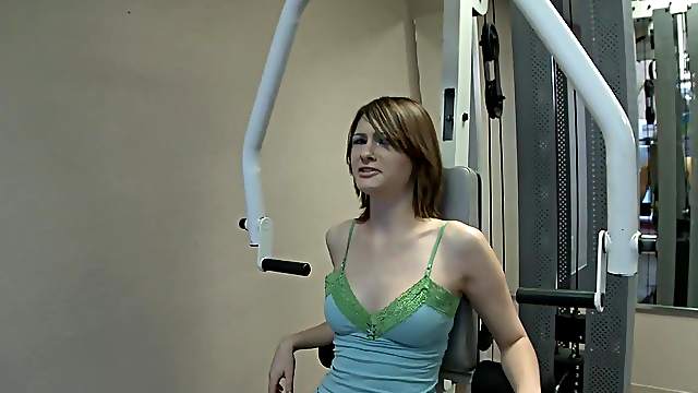 Busty solo model teen with small tits moaning while masturbating in reality shoot