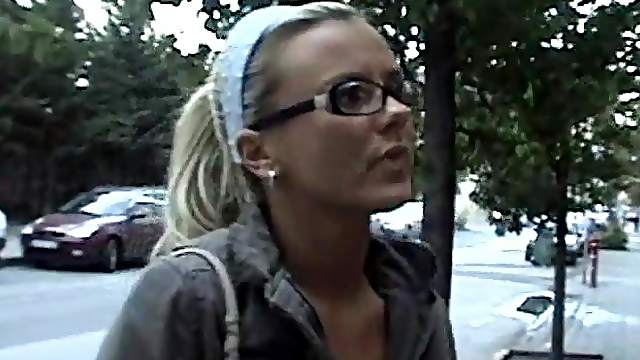Sexy blonde Bree Olson having fun on vacation in Europe