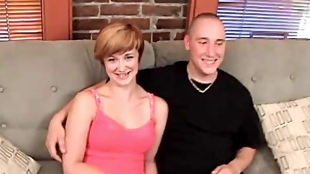 Redhead girl wearing miniskirt is licked nicely and drilled Hardcore