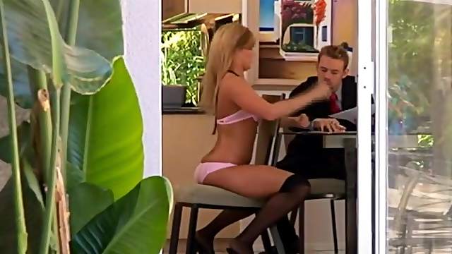 Blonde hottie Mackenzee Pierce gets her nice ass plowed