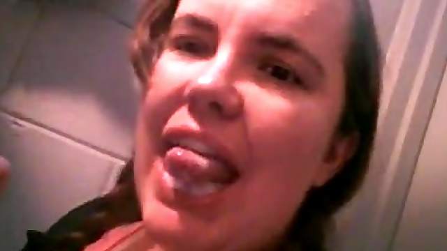 Ugly amateur brunette sucks a BBC in hardcore homemade video