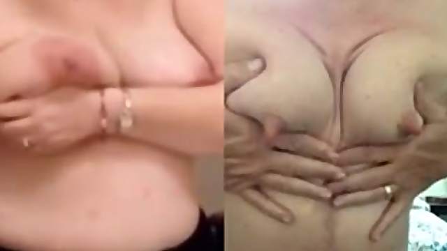 Hardcore compilation video with mature women touching their tits
