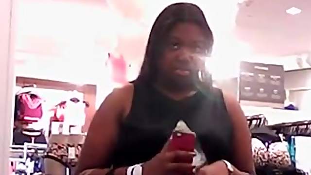 Two pretty chicks get caught ona a hidden cam in a public place