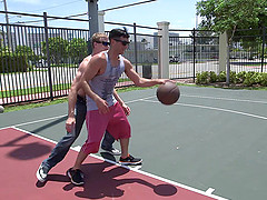 Masculine gays play with their cocks and screw their assholes