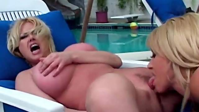 Dirty-minded lesbians get wild toy fucking each other in this outdoors scene