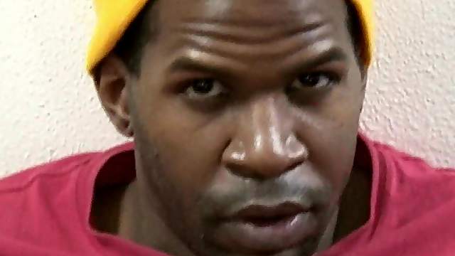 Black Gay Playing His Dick Masturbate Hard